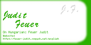 judit feuer business card